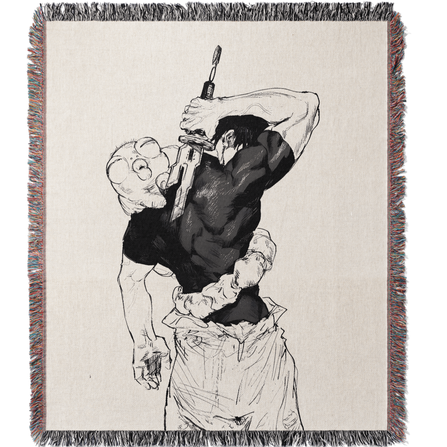 Cursed 8 Custom Woven Blanket Tapestry