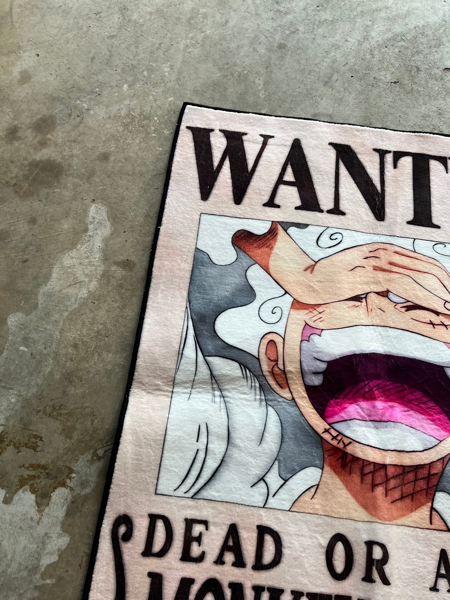 Luffy Gear 5 Wanted Rug