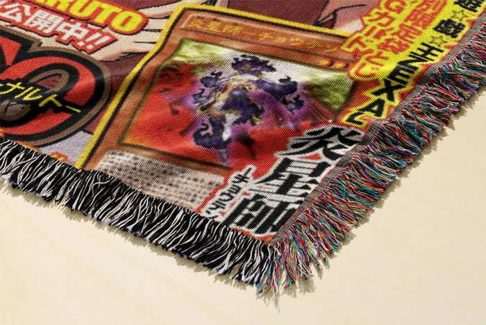 Shinobi 5 Custom Woven Blanket Tapestry