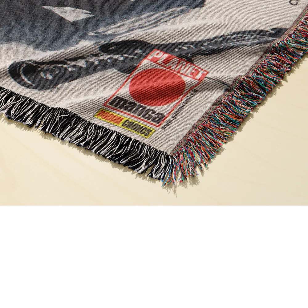 Vigilant Samurai Woven Blanket Tapestry