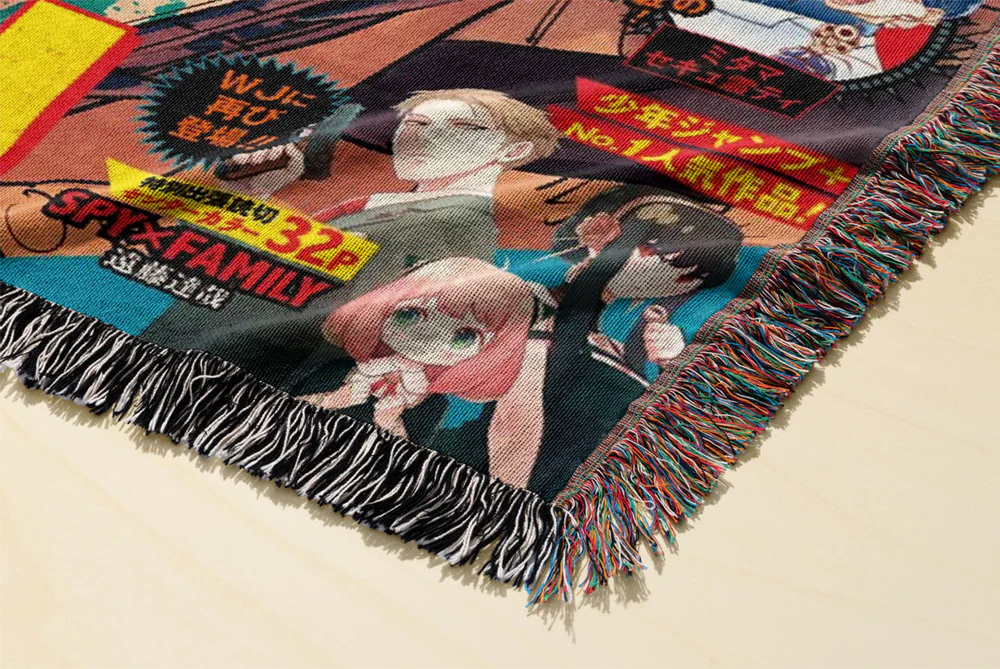 Chainsaw Custom Woven Blanket Tapestry