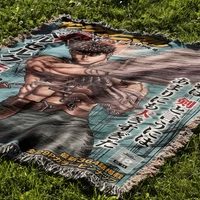 Hero Swordsman Custom Woven Blanket Tapestry
