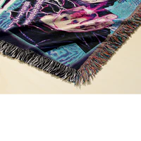 Cursed Technique 3 Custom Woven Blanket Tapestry