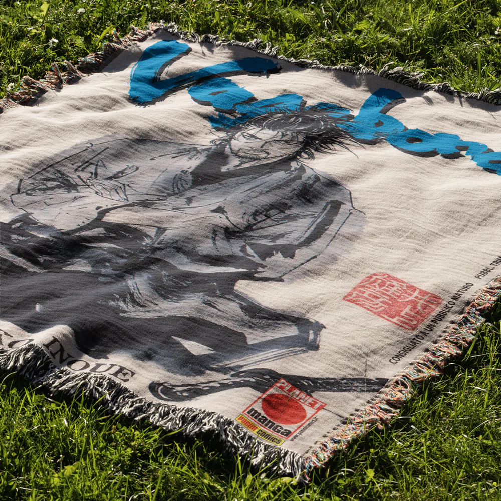 Vigilant Samurai Woven Blanket Tapestry