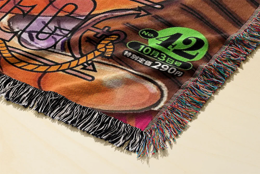 Pirate 3 Custom Woven Blanket Tapestry