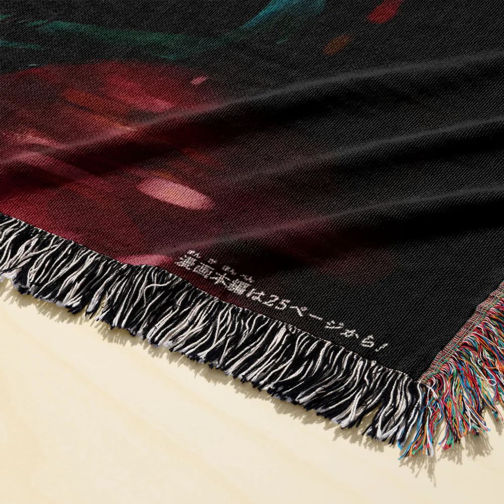 Cursed Technique Woven Blanket Tapestry 1