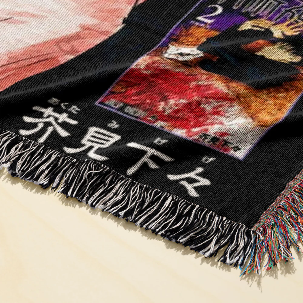 Cursed Technique Woven Blanket Tapestry 2