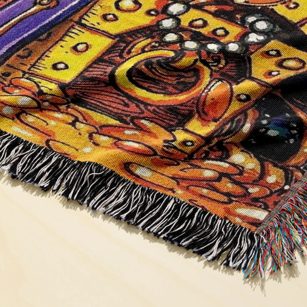 King of Pirates Custom Woven Blanket Tapestry