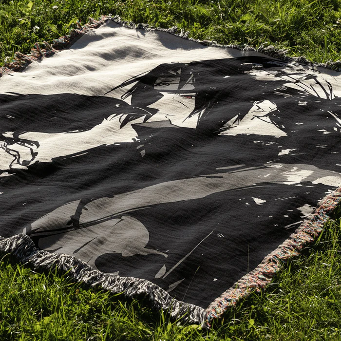 Rogue Shinobi Woven Blanket Tapestry