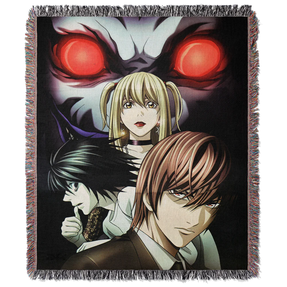 Book of Death Woven Blanket Tapestry