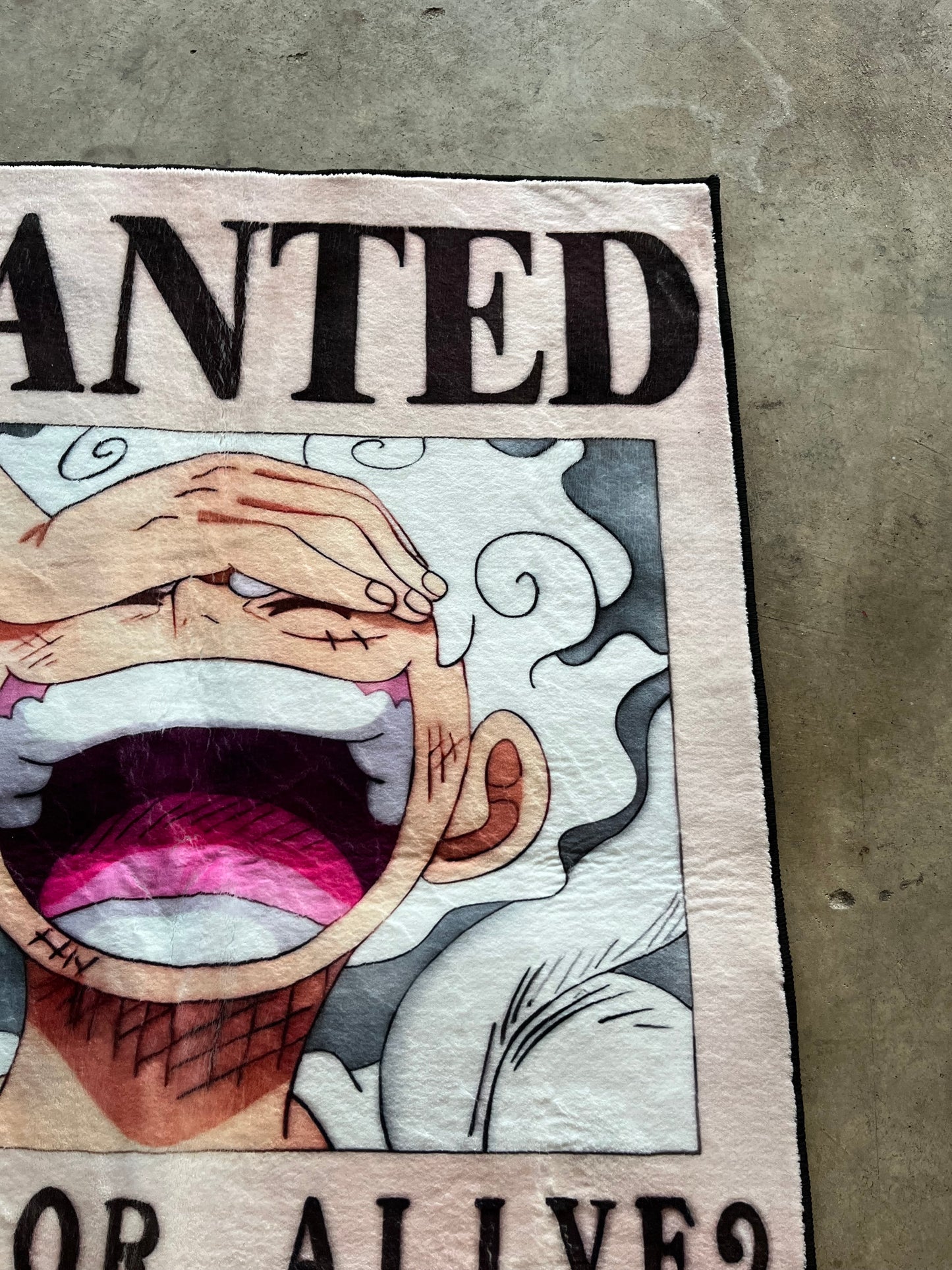 Luffy Gear 5 Wanted Rug