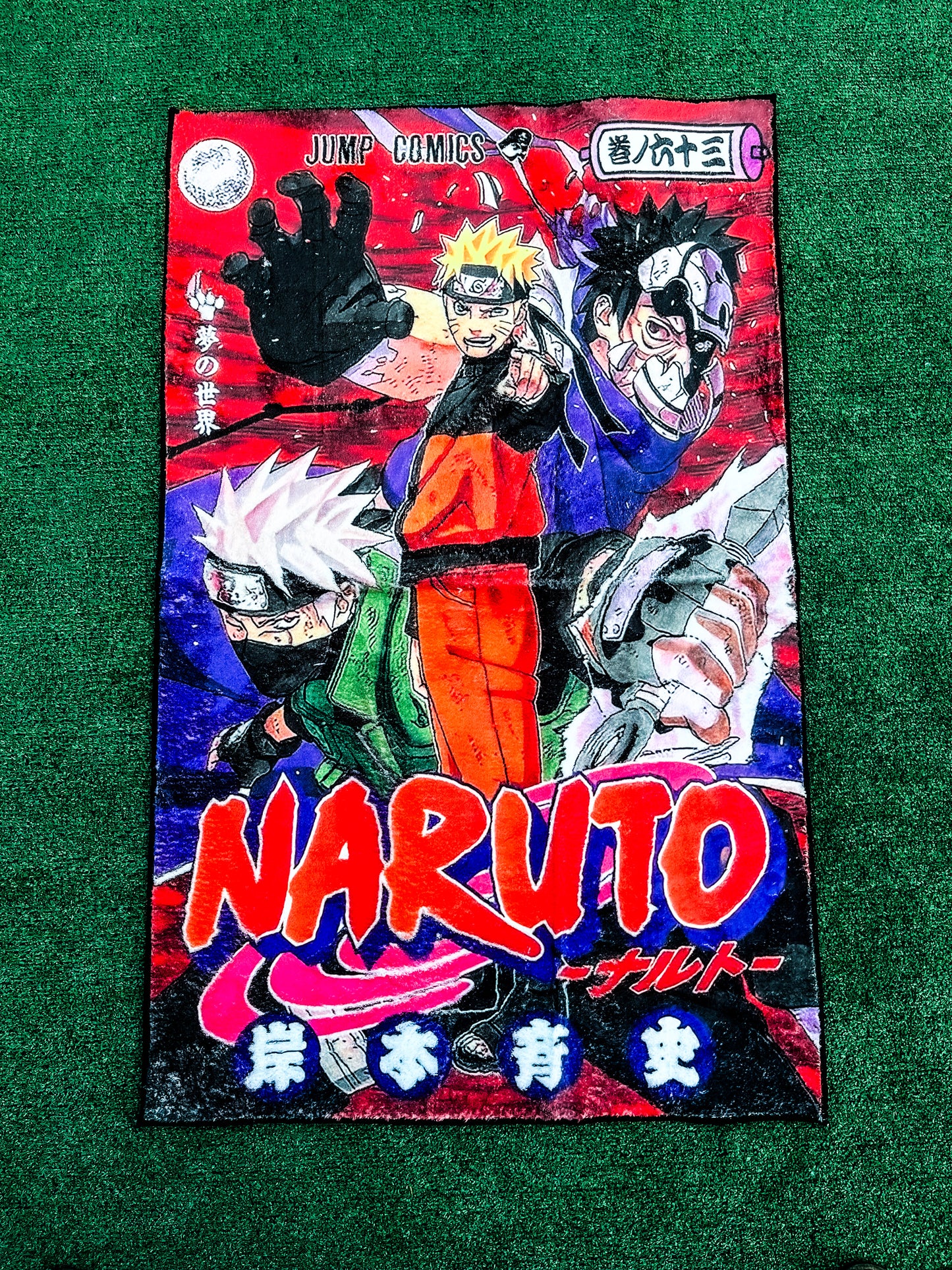 Naruto Manga Cover Rug