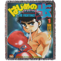Boxing 3 Custom Woven Blanket Tapestry