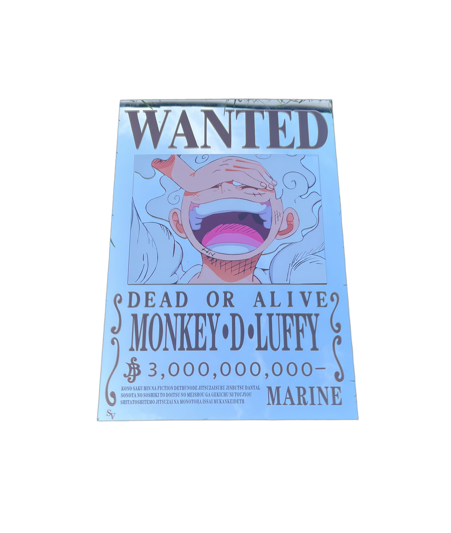 *LIMITED* LUFFY WANTED POSTER MIRROR