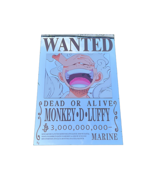 *LIMITED* LUFFY WANTED POSTER MIRROR