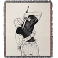 Cursed Slayer Woven Blanket Tapestry Custom
