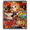 Demon Slayer anime tapestry - hand-woven 50x60 in anime wall hanging & wall decor