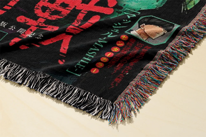 Cursed Technique Custom Woven Blanket Tapestry
