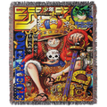 One Piece King of Pirates anime tapestry - hand-woven 50x60 in anime wall hanging & wall decor