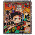 Demon Slayer anime tapestry - hand-woven 50x60 in anime wall hanging & wall decor