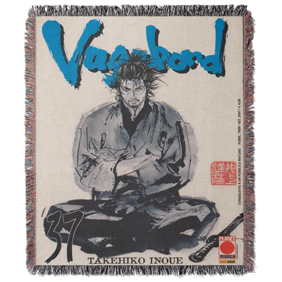 Vigilant Samurai Woven Blanket Tapestry