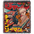 Chainsaw Man anime tapestry - hand-woven 50x60 in anime wall hanging & wall decor